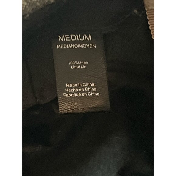 Bailey of Hollywood Men’s Linen Flat Cap – Size Medium - Picture 8 of 8